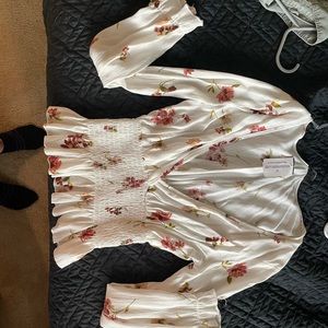 Long sleeve windsor top NWT